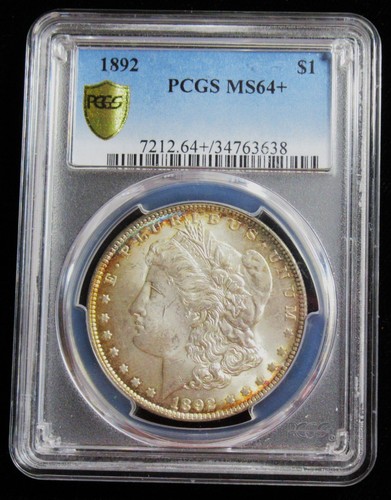 1892 Morgan Dollar. PCGS MS64+ - Picture 3 of 4