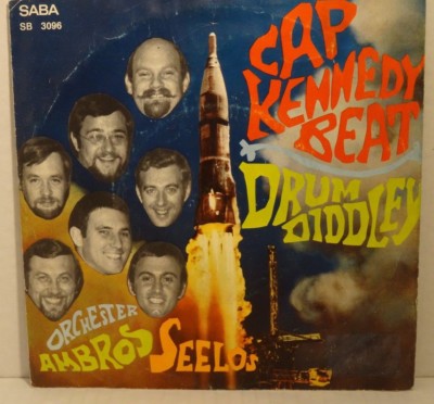 Orchester AMBROS SEELOS - Cap Kennedy Beat  7'' Single Vinyl, Saba 1968, RAR !!!
