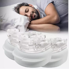 Transparent Silicone Anti Snore Mouthpiece Adjustable Sleep Aids Reduce Bruxisms