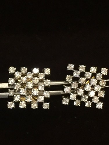 0.73 Carats Round Brilliant Cut Diamonds Stud Earrings In 585 Stamped 14K Gold - Picture 6 of 8