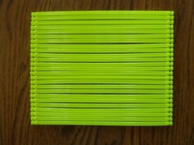  KNEX K'Nex Neon Yellow Flexible 7 1/2 inch Rods QTY 25 RODS&nbsp;