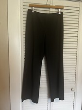 TALBOTS Women’s Size 14 PANTS Dress Pants Black Stretch High Rise Straight