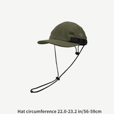 Men Baseball Cap Peak Sun Hat Quick Dry Adjustable Windproof Drawstring Surfing
