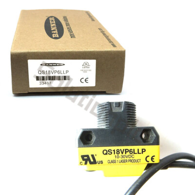 BANNER QS18VP6LLP Photoelectric Sensor (1PCS New in Box)