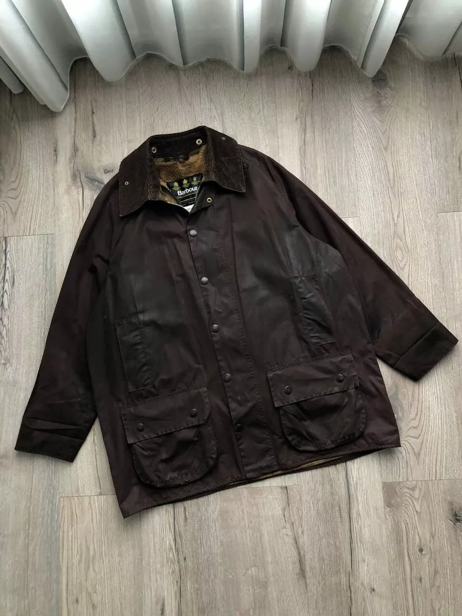 Burgundy store wax jacket