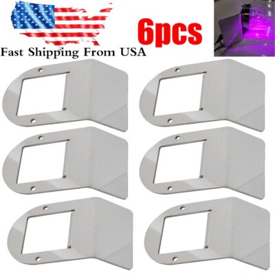 6x Stainless Steel Under Glow Frame Bracket Watermelon Light Mounting Bracket