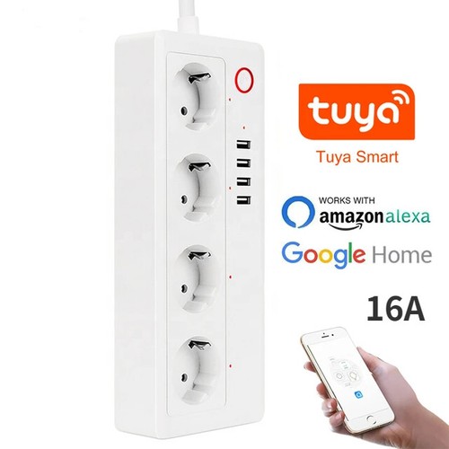 Melery Tuya Wifi Smart Striscia di Alimentazione EU US AU Presa con Presa di Ricarica USB - Foto 25 di 29