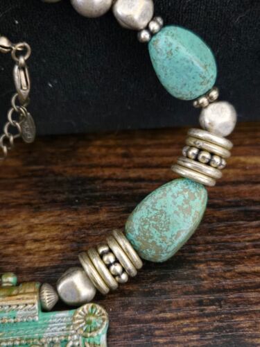 Antique - Tibetan - Exorcism - Protection Pendant - Handmade - Necklace - Picture 4 of 7