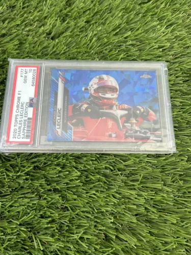 CHARLES LECLERC 2020 F1 TOPPS CHROME SAPPHIRE EDITION PSA 10 GEM MINT CARD 177