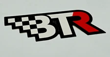 Brian Tooley Racing BTR Decal Contigency Sticker