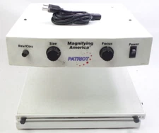 Patriot Platinum Desktop Magnifier With x/y Table for Vision Impaired Reading