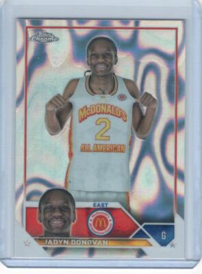 Jadyn Donovan 2023 Topps Chrome McDonald's All American #76 Lava /299