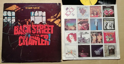 BACK STREET CRAWLER - THE BAND PLAYS ON - LP + OIS (1x 2 cm seamsplit) US 1975