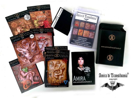 lemegeton demons seal tarot card cards deck dark grimoire vintage oracle rare v1 - Picture 7 of 12