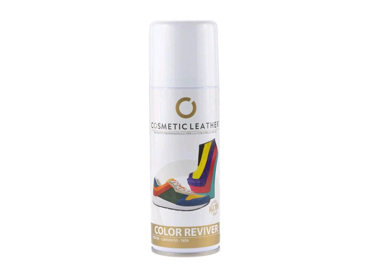 Spray per ravvivare il colore di scarpe e accessori in camoscio e nabuk grigio