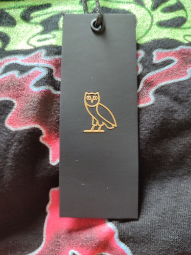 October's Very Own OVO Illusion RARE Long Sleeve T-Shirt Black Drake XS BNWT NEW - Picture 9 of 10