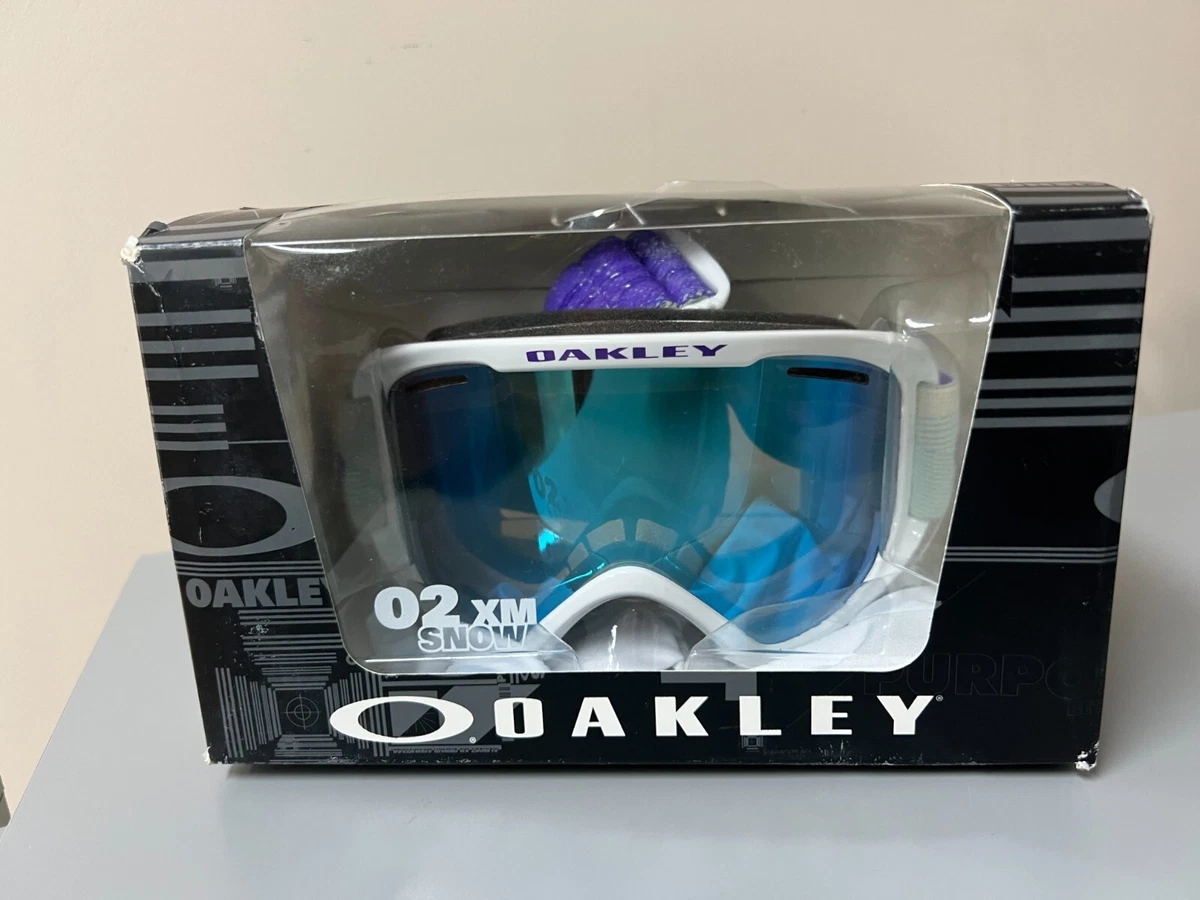 Oakley OO7066 39 Violet Iridium Snow Goggles eBay