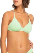 Roxy Junior's Beach Classics Athletic Triangle Swim Bikini Top XS yjl0823