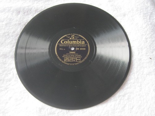 2 x BING CROSBY 78 RPMS THANKS & LAZY DAY 1941 UK COLUMBIA DB 2056 & DB 2027 - Picture 12 of 24