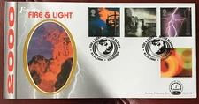 GB QEII 2000 Fire And Light Benham FDC Edinburgh SHS BLCS174b Cat £15+