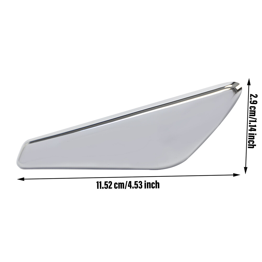 Left Side Front Fender Chrome Emblem Moulding For BMW X3 F25 X4 F26