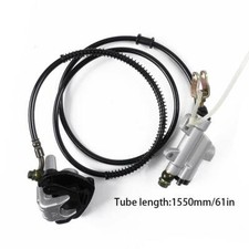 For ATV 50-125cc Go Kart Rear Hydraulic Brake Caliper Assembly Disc Rotor Kit