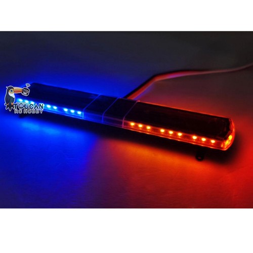 Warning Light Flash Bar LED for 1/14 RC Tractor Truck Hydraulic Dump Car Model - Picture 2 of 5