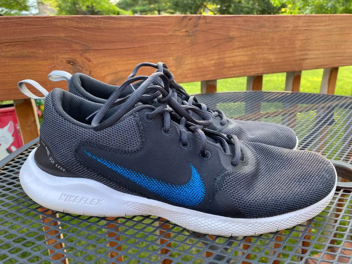 Nike Flex Experience RN 10 Running Shoes Gray Blue CI9960 003 Mens Size 11