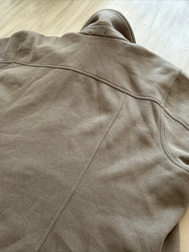 Torrid Gray Fleece Lined Trucker Shacket Jacket Button Up Sz 4x - Picture 11 of 13