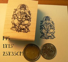 Ganesha rubber stamp. P75