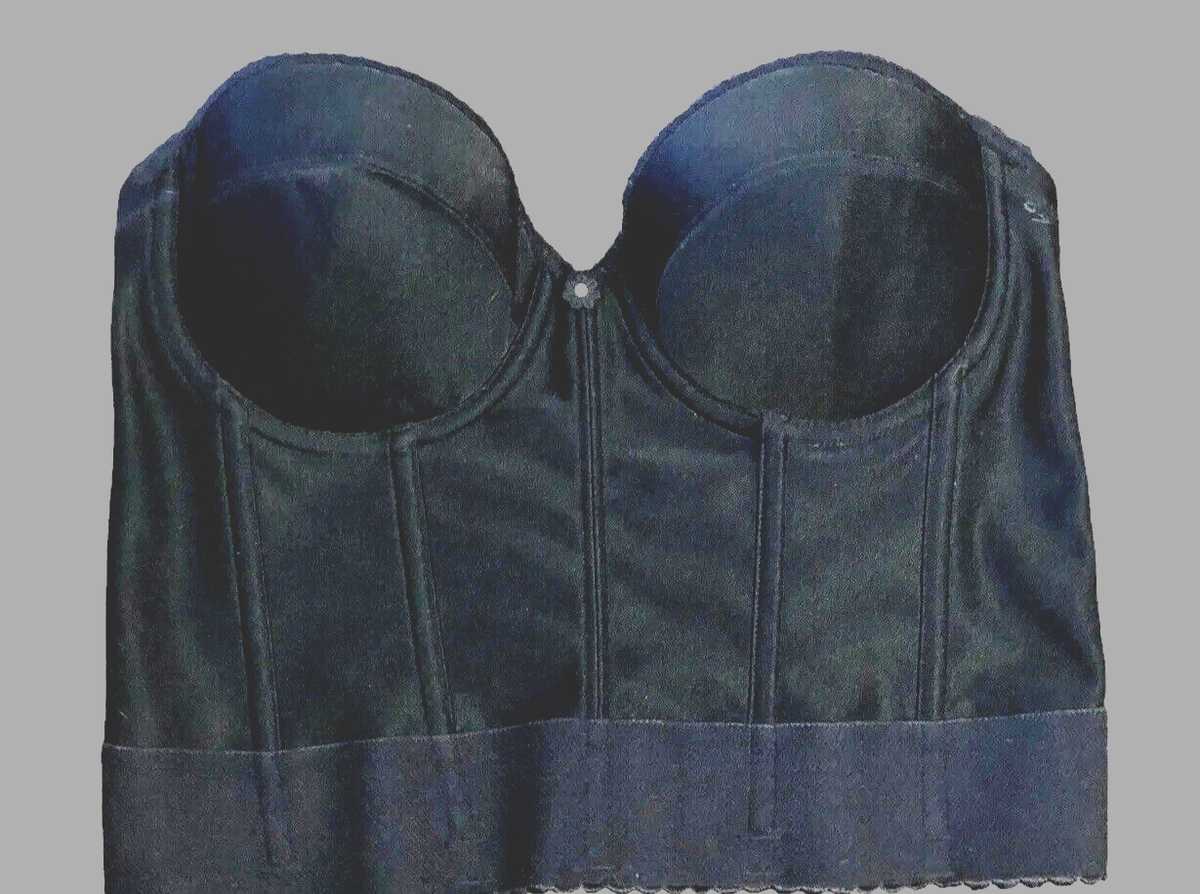 Dominique Women's Bra 36B Noemi Strapless Backless Padded Balconette Bridal  Bone