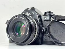 [N-Mint READ] Nikon EM 35mm SLR Film Camera + Ais Nikkor 50mm f/1.8 Lens JAPAN