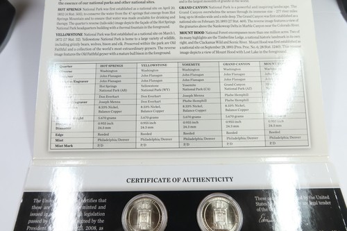 2010 US Mint America the Beautiful ATB Quarter 10 Coin Set #49006W - Picture 5 of 7