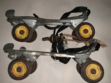 Vintage 1950s Walt Disney Mickey Mouse Mouseketeer Roller Skates Adjustable KEY