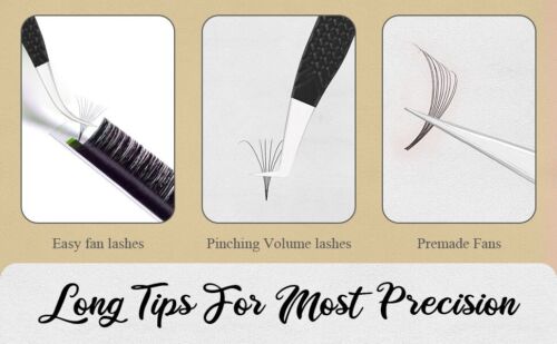 Tweezers | Lash Extension Tweezers Set | 5 Pieces Stainless Steel Eyelash Mirror - Picture 17 of 21