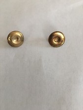 Pair Hickok Studs Gold Tone Tuxedo Studs Vintage