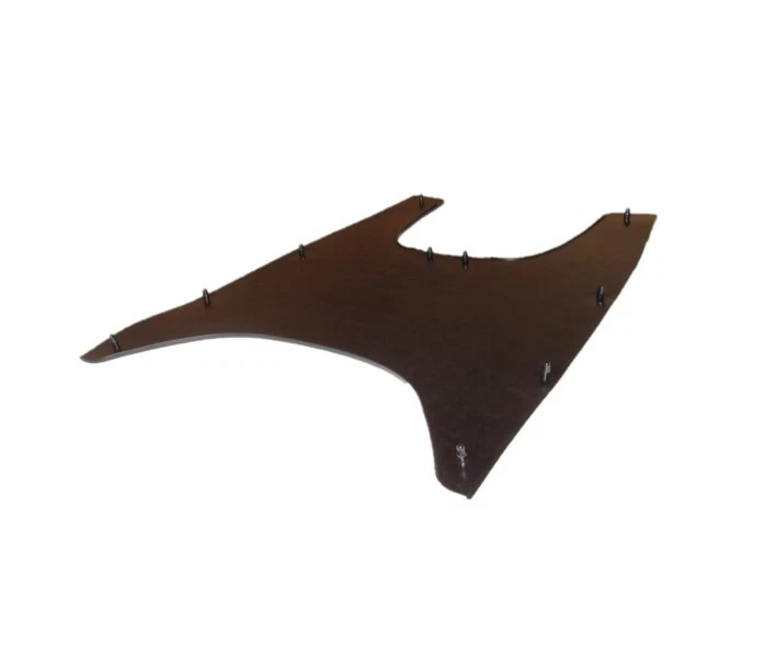 Alfombrilla de panel de piso Alpha Sports RS 2-Up para scooter--Negro e784 Foto 3 de 3