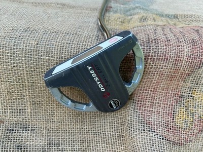 Odyssey WHITE STEEL 2-Ball SRT Mallet Putter   Curved Steel + HC
