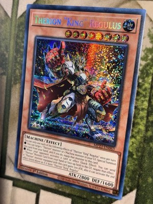 YuGiOh THERION ''KING'' REGULUS Prismatic Secret Rare MP23-EN063
