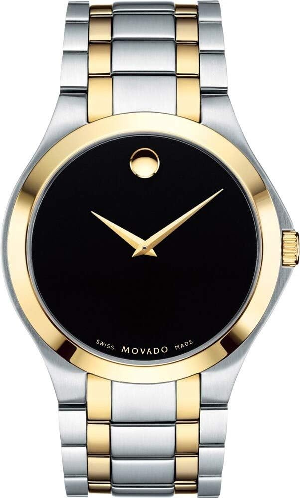 New Movado Collection 40mm Black Dial Gold/Silver Two-Tone  display picture 1