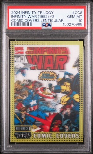 2024 Infinity Trilogy Comic Covers Lenticular Infinity War 1992 #2 CC-8 PSA 10