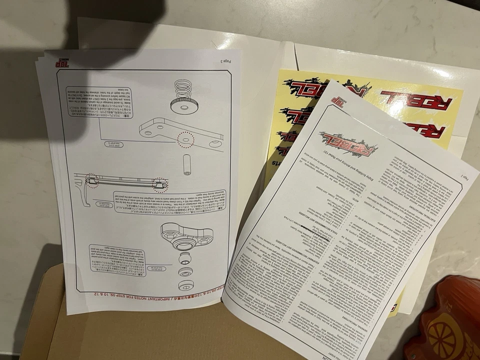 🔥New TOP RC R-201 Rebel Pan Car Kit Roller Touring Extremely Rare Make Offer - Image 4 of 4