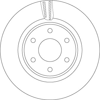 2Er-Set 2Er Set Bremsscheibe TRW DF7458S Renault 40 20 64K J1B Nissan 40206-4KJ1-image