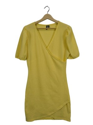 VERO MODA Sommerkleid Damen Kleid Gr. DE 38 blassgelb Casual-Look