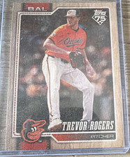 2026 Topps Series 1 - Trevor Rogers #80 Baltimore Orioles Serial Numbered 21/25