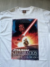 Vintage 1999 Star Wars Episode 1 Celebration Shirt Darth Maul Size XL