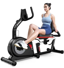 Home Recumbent Exercise Bike Stationary Bike Cycling Fitness Cardio Workout Bike