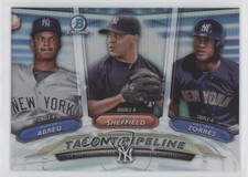 2018 Bowman Talent Pipeline Gleyber Torres Justus Sheffield Albert Abreu 0rf