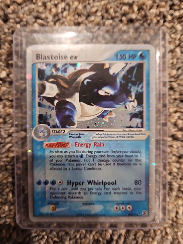 Pokemon TCG Blastoise Ex 104/112 Ultra Rare Holo EX FireRed & LeafGreen LP+