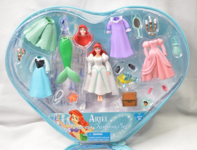 Vintage Ariel Little Mermaid Deluxe Princess Fashion Set Disney Parks READ
